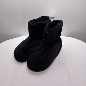 Black Massaging Battery Powered Booties Size S